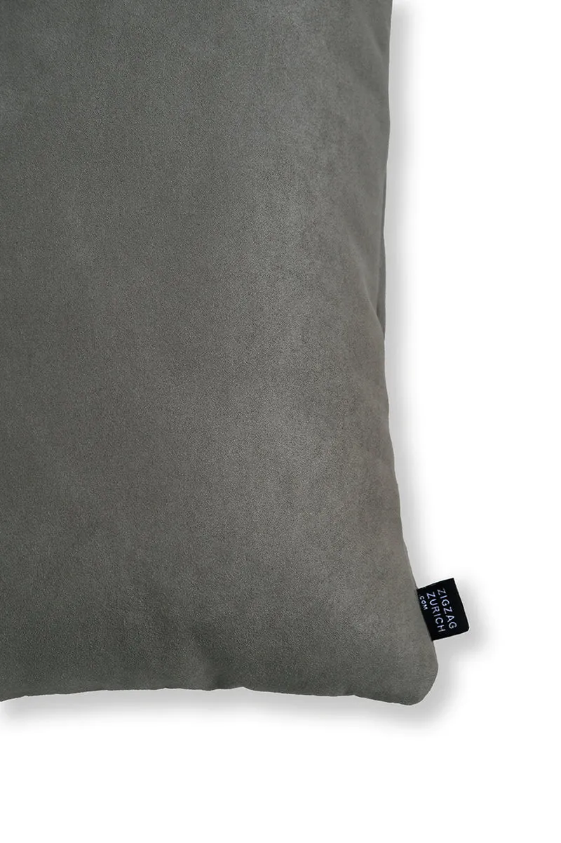 Microsuede Cushion Colour Steel
