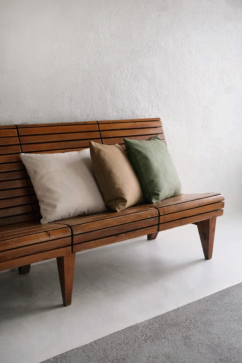 Microsuede Cushion Colour Cream