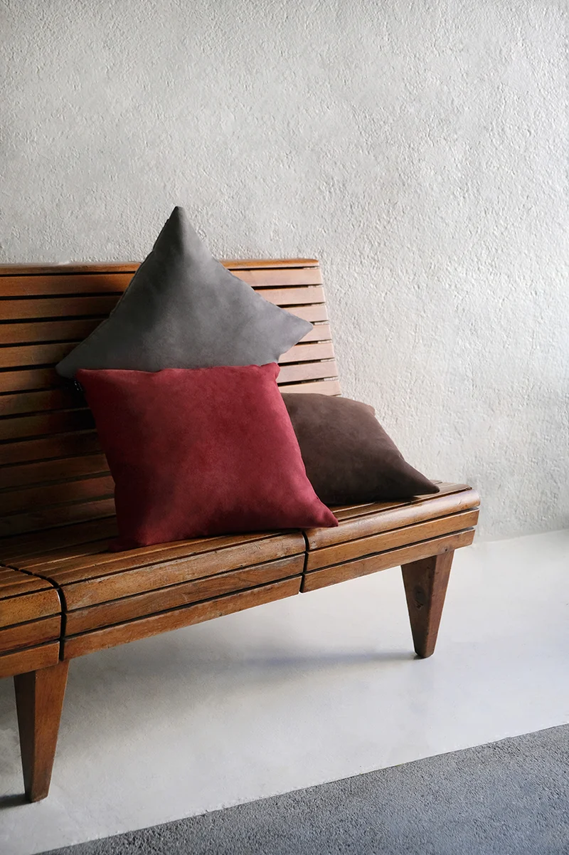 Microsuede Cushion Colour Chocolate