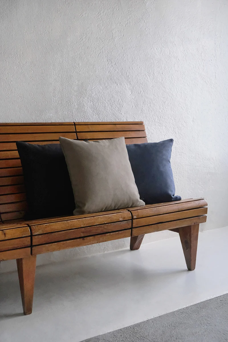 Microsuede Cushion Colour Black