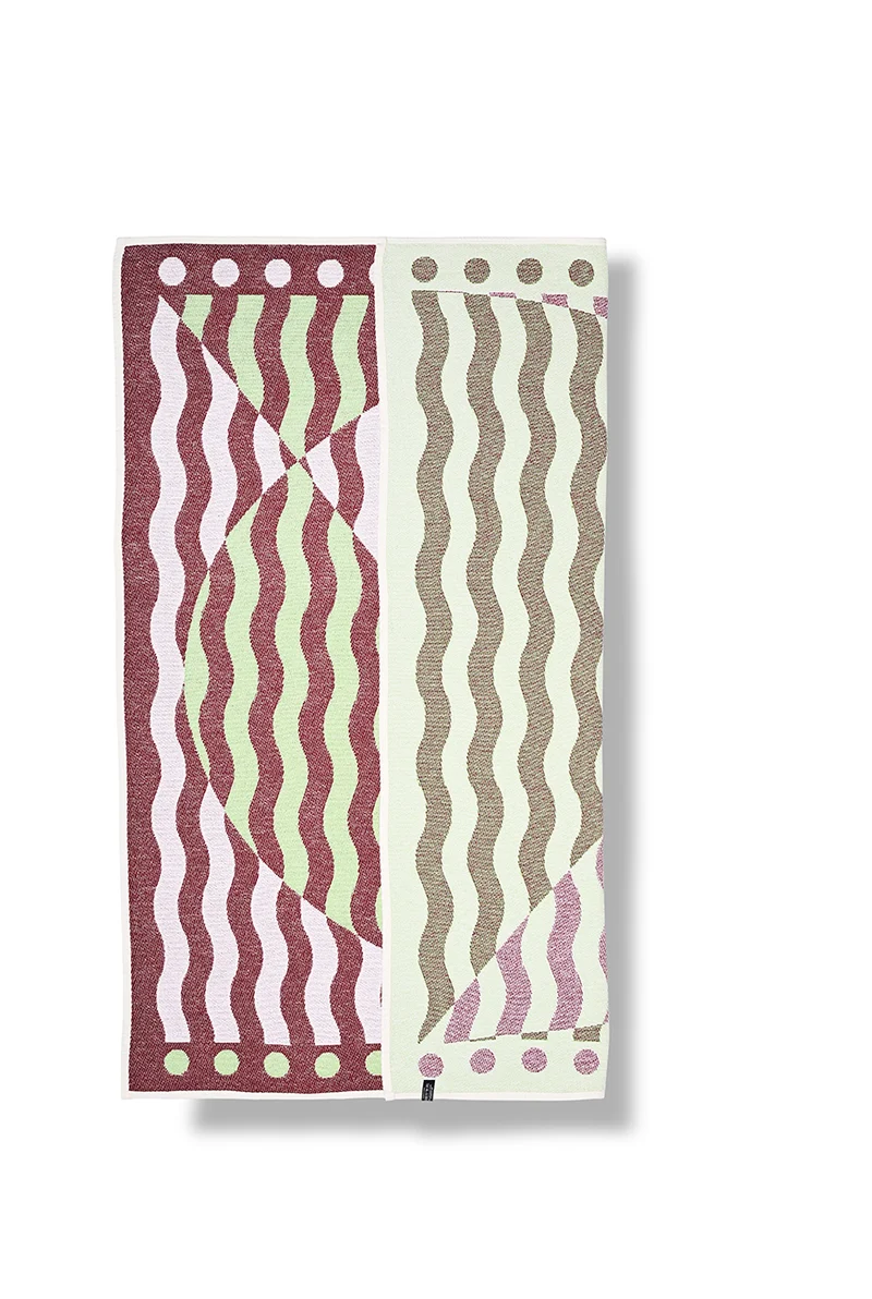 Cotton Blanket “Morcote” by Paolo Giacomazzi
