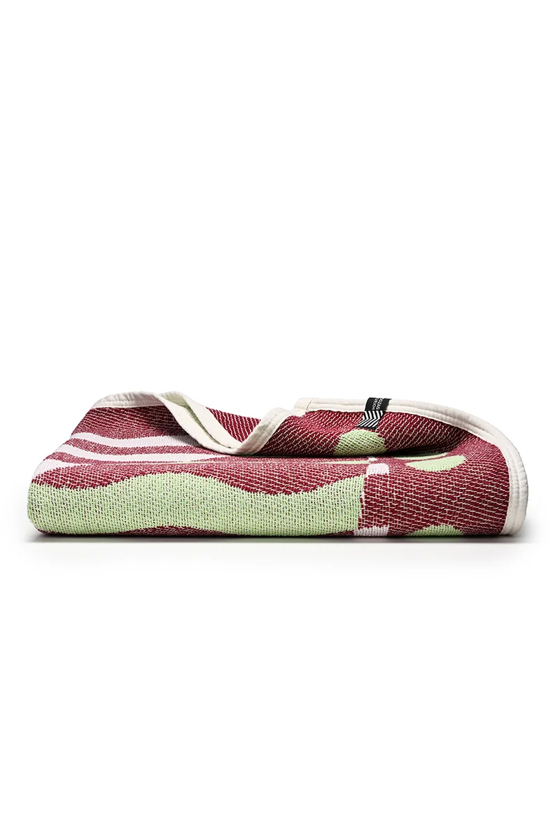 Cotton Blanket “Morcote” by Paolo Giacomazzi