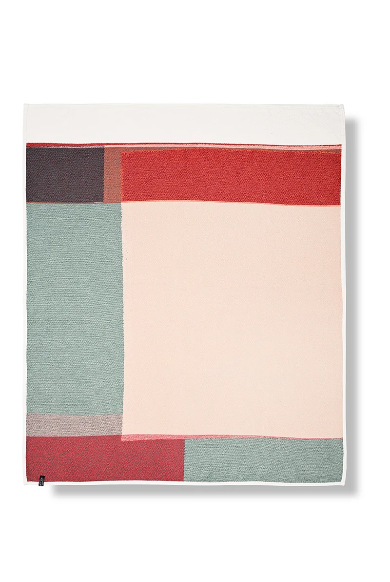 Cotton Blanket “Viridis” by Kleopatra Moursela