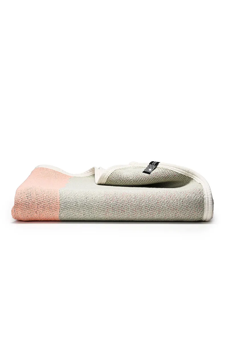 Cotton Blanket “Viridis” by Kleopatra Moursela