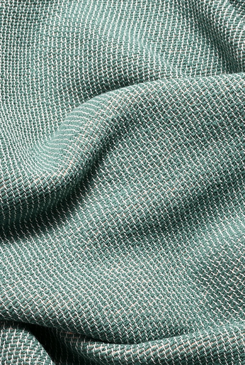 Cotton Blanket “Viridis” by Kleopatra Moursela