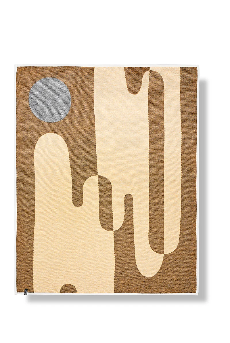Cotton Blanket “Antibes” by Catherine Lavoie