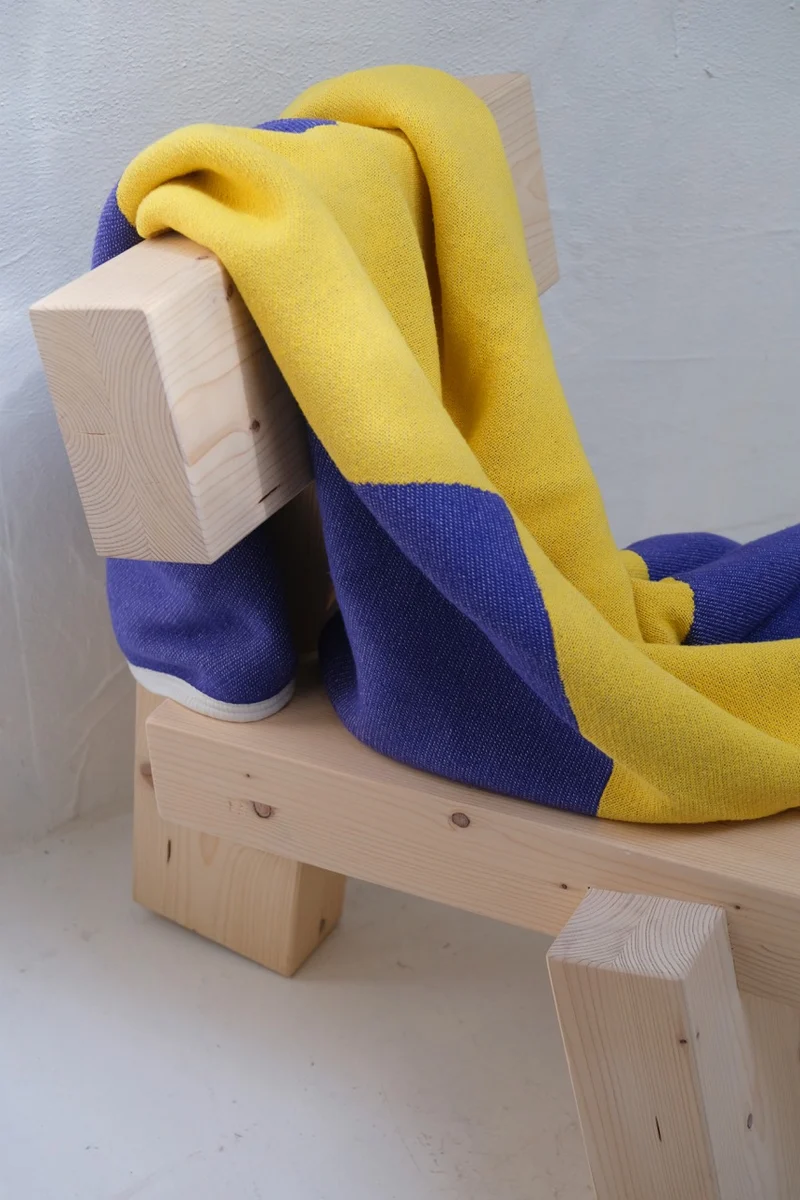Cotton Blanket "X Marks The Spot " by Michele Rondelli