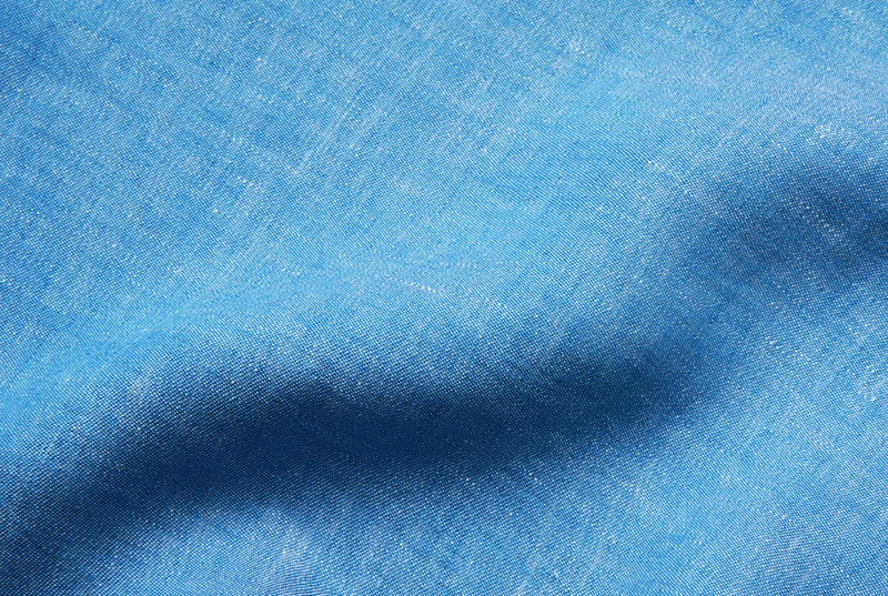 Linen Bedding Two Tone Stonewashed in Blue