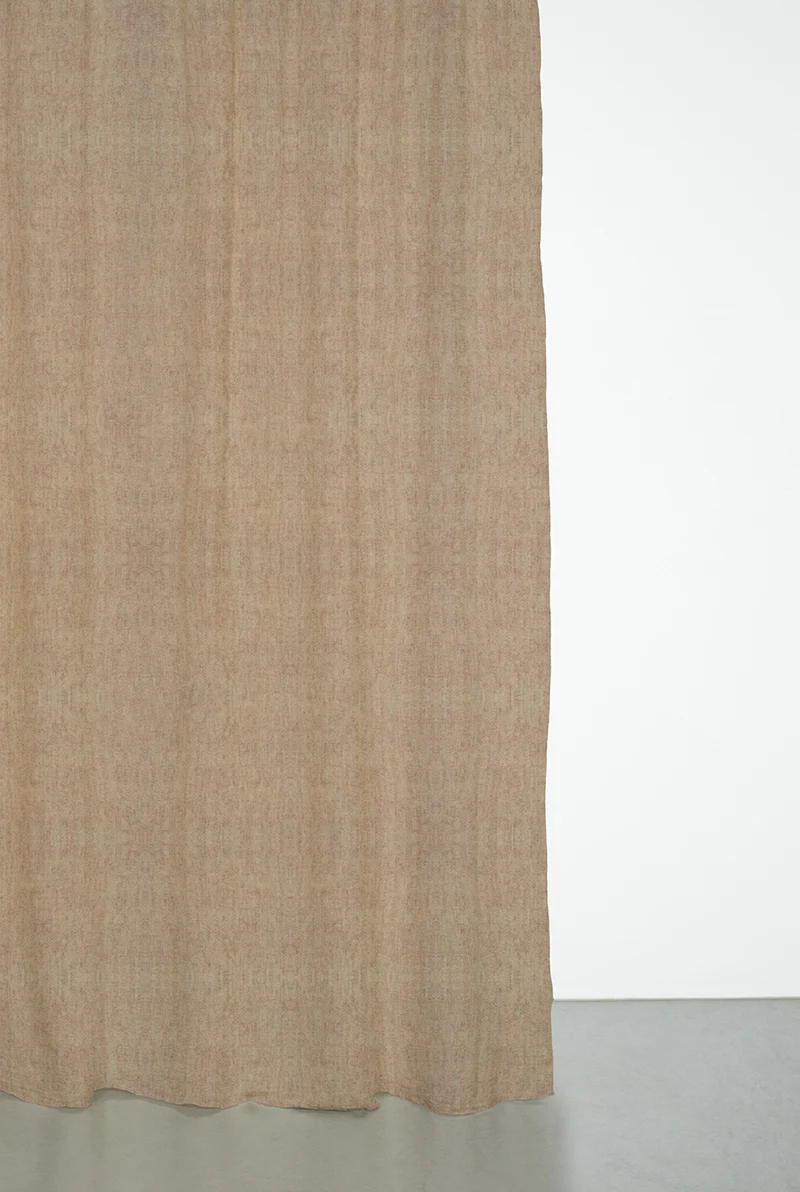 Recycled Wool Curtains Mid-Weight in Oat Colour