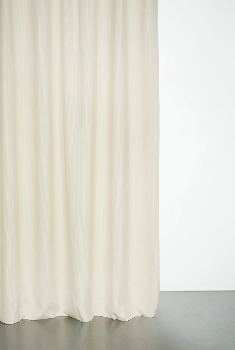 Heavy Norwegian Wool Curtains - Natural White