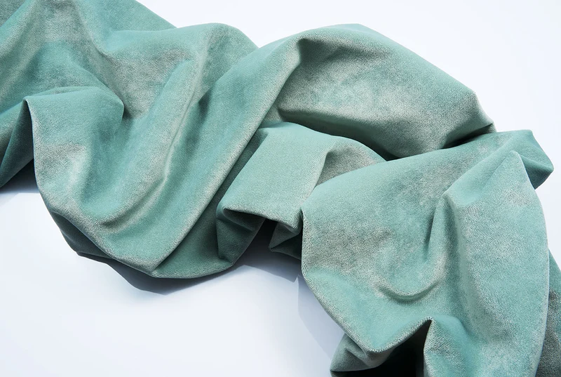 Velvet Curtain in Sky Blue Color - Extra Wide