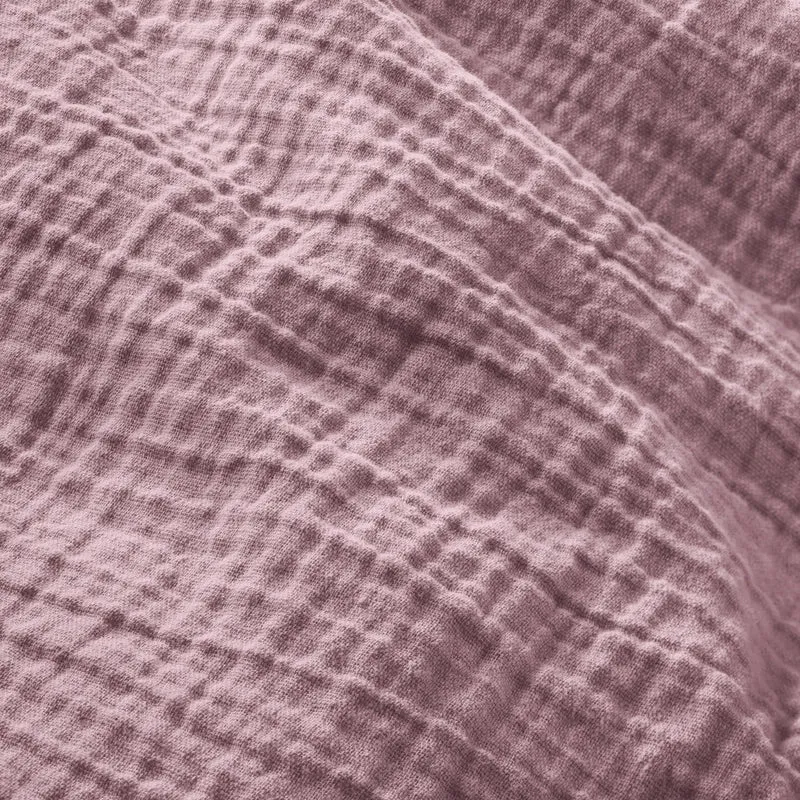 Musselin Bettwäsche Doppelbett - Hellbraun - 200x220 + 2x80x80 cm