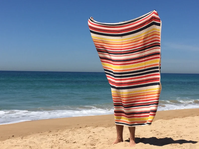 Cotton Blanket "Julio" by Michele Rondelli