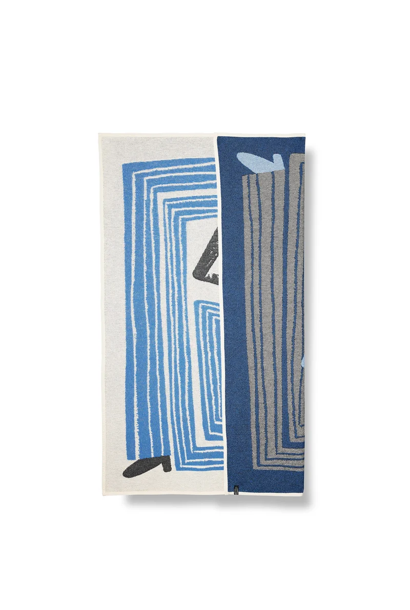 Cotton Blanket "Sui Miei Passi" by Mattia Riami