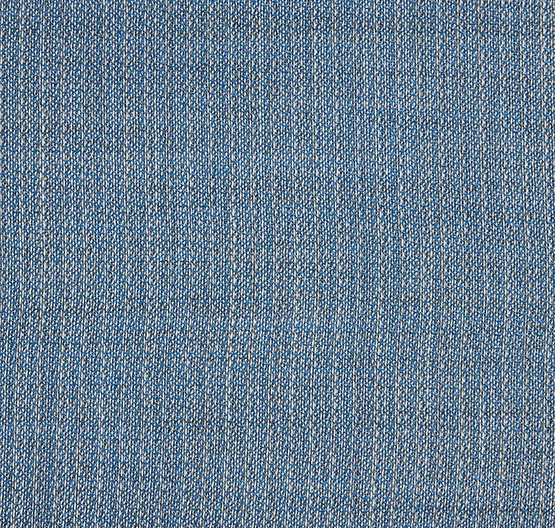 Trevira Outdoor Curtains with Linen Effect in Blue Color