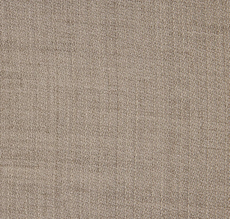 Trevira Outdoor Curtains with Linen Effect in Tobacco Color
