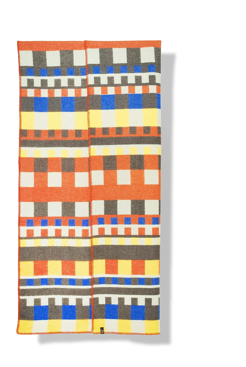 Wool Blanket "Gao" by Céline Cornu