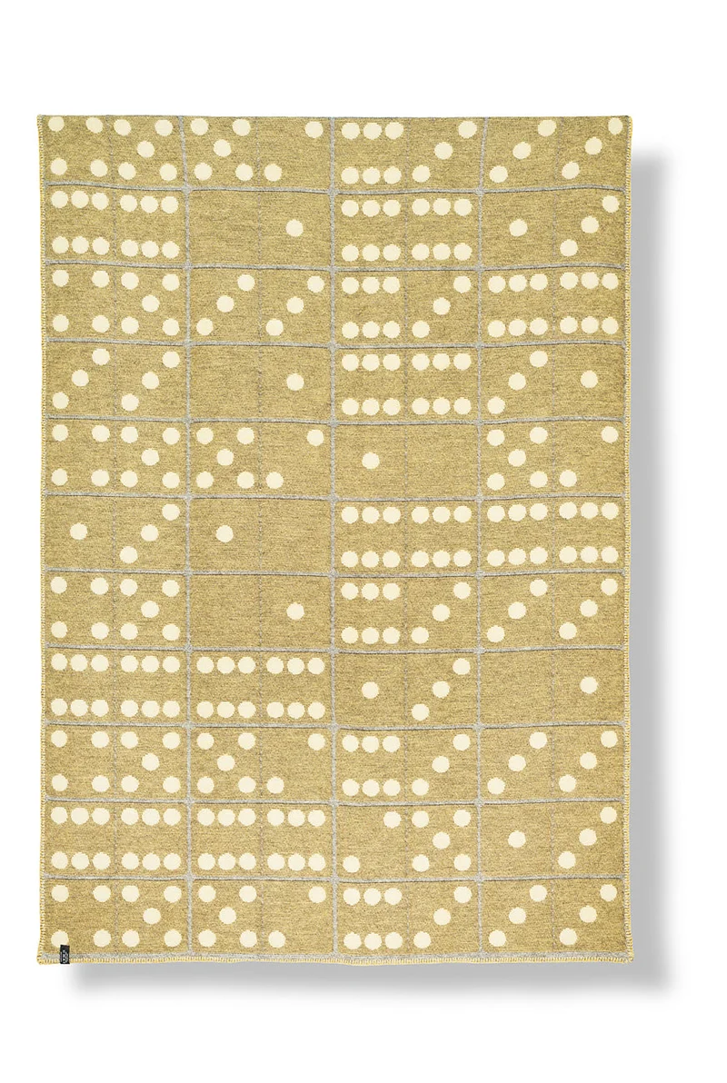 Wool Blanket "Domino" by Céline Cornu