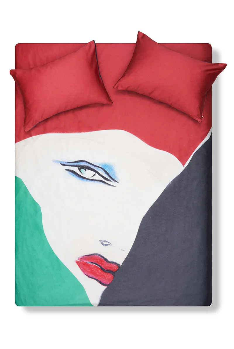 Artist Bedding Collection "Verführerischer Blick" by Ursula Rodel & Landesmuseum Zürich x ZigZagZurich