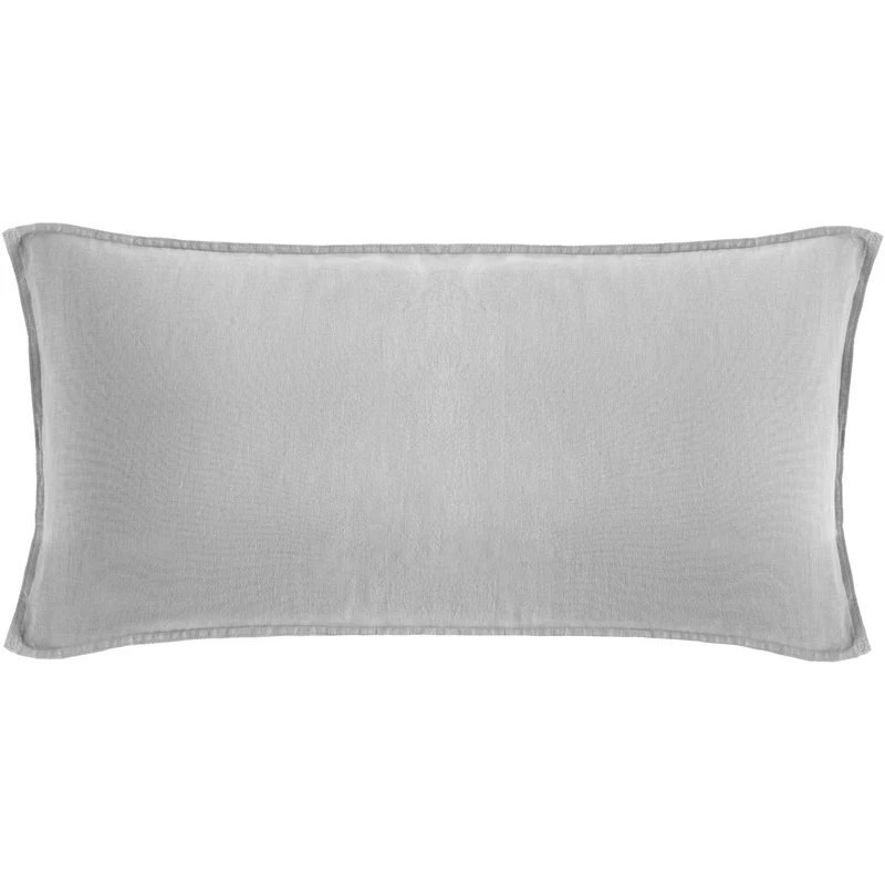Kissenbezug Halbleinen - Silber - 40x80cm