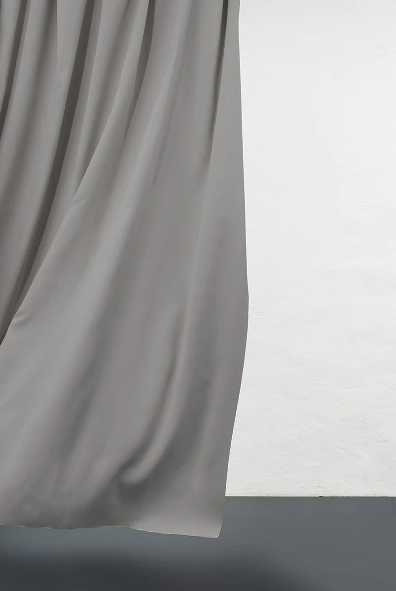 Dimout Curtains "Groovy Corduroy Weave" in Stone Color