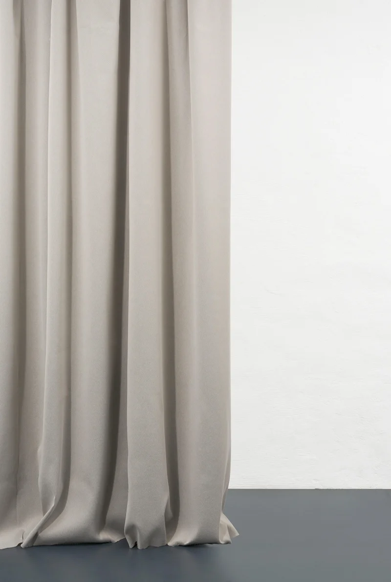 Blackout Curtains Twill Weave in Sand Color