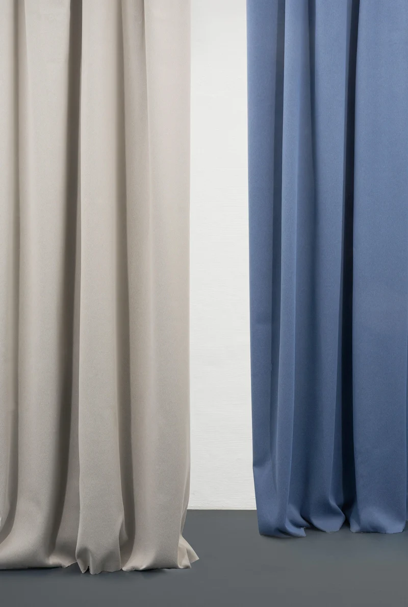 Blackout Curtains Twill Weave in Sand Color