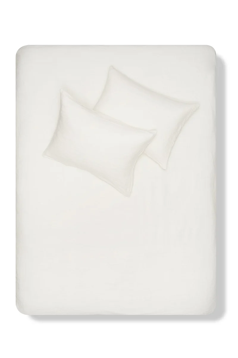 Linen Bedding Panama in Natural White Color
