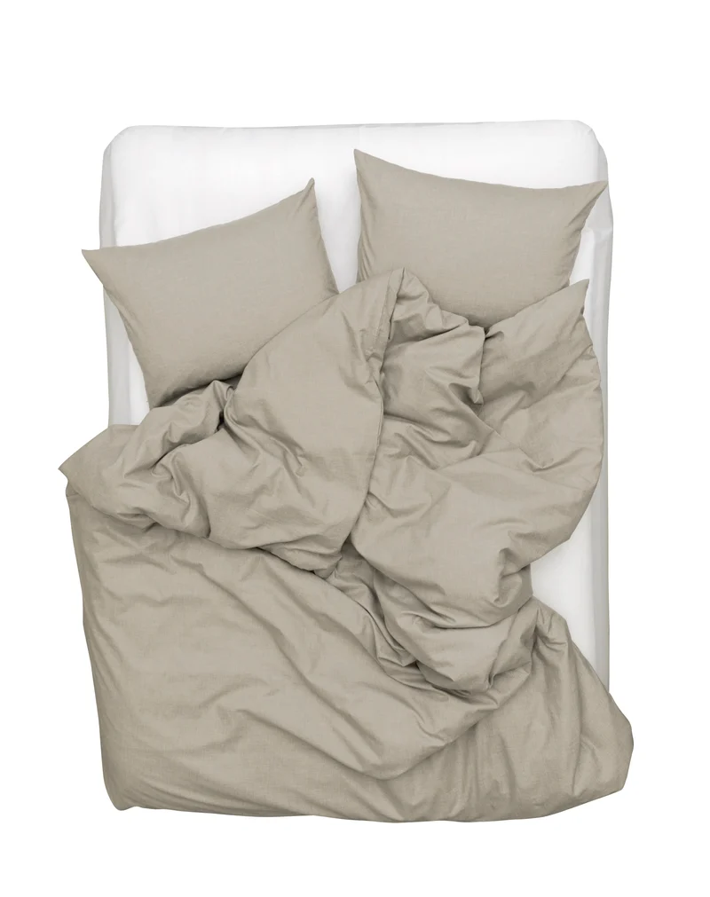 Cashmere Cotton Bedding in Beige Color