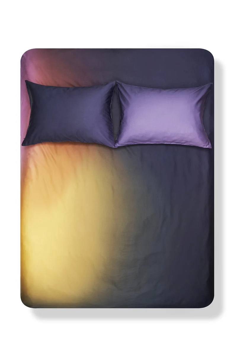 Artist Bedding Collection "Aura Yellow" by Michele Rondelli