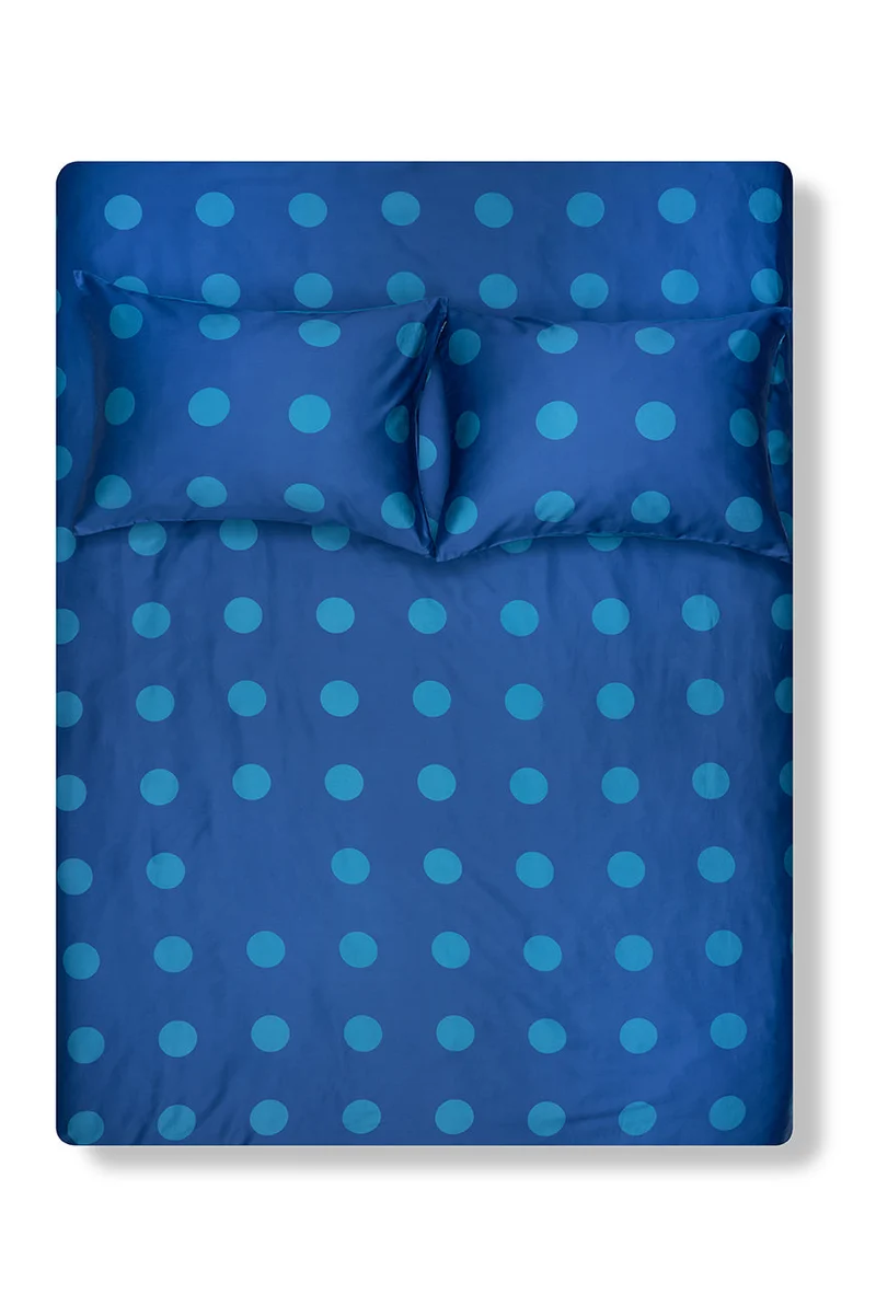 Artist Bedding Collection "Polka Stripe Petrol" by Michele Rondelli