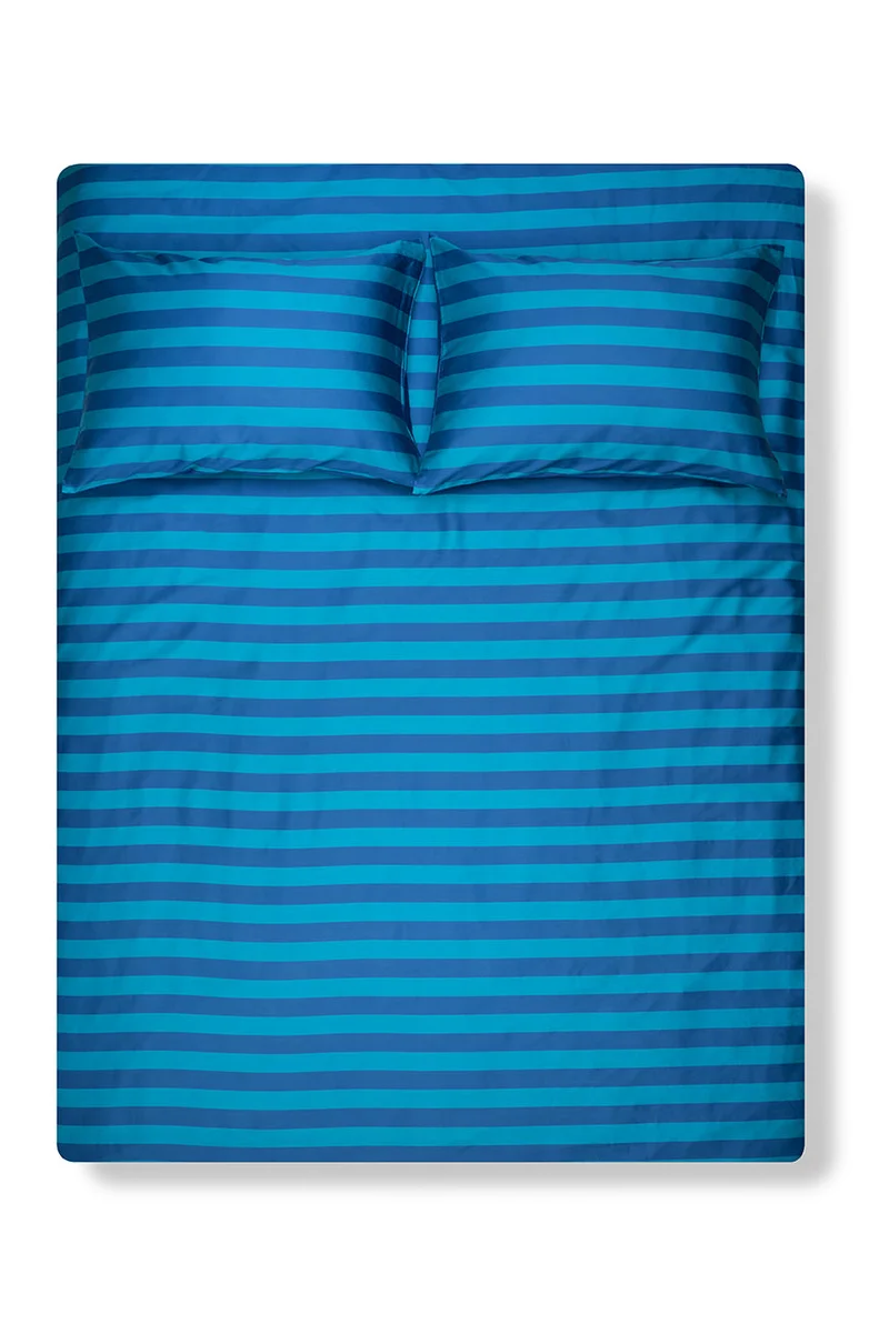 Artist Bedding Collection "Stripe Savvy Petrol" by Michele Rondelli