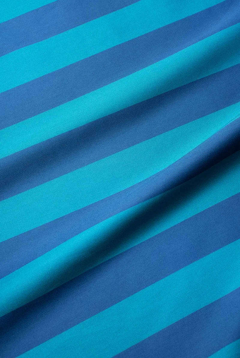 Artist Bedding Collection "Stripe Savvy Petrol" by Michele Rondelli