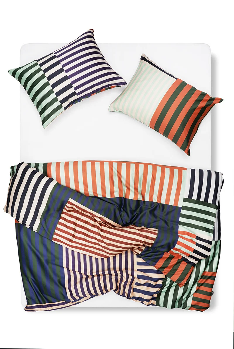 Artist Bedding Collection "Aligned Three" by Céline Cornu