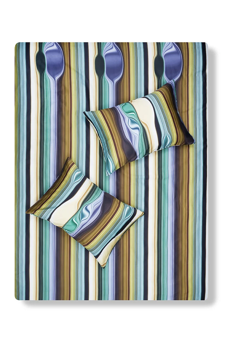 Artist Bedding Collection "Stripe Tease Watermarks One" by Michele Rondelli