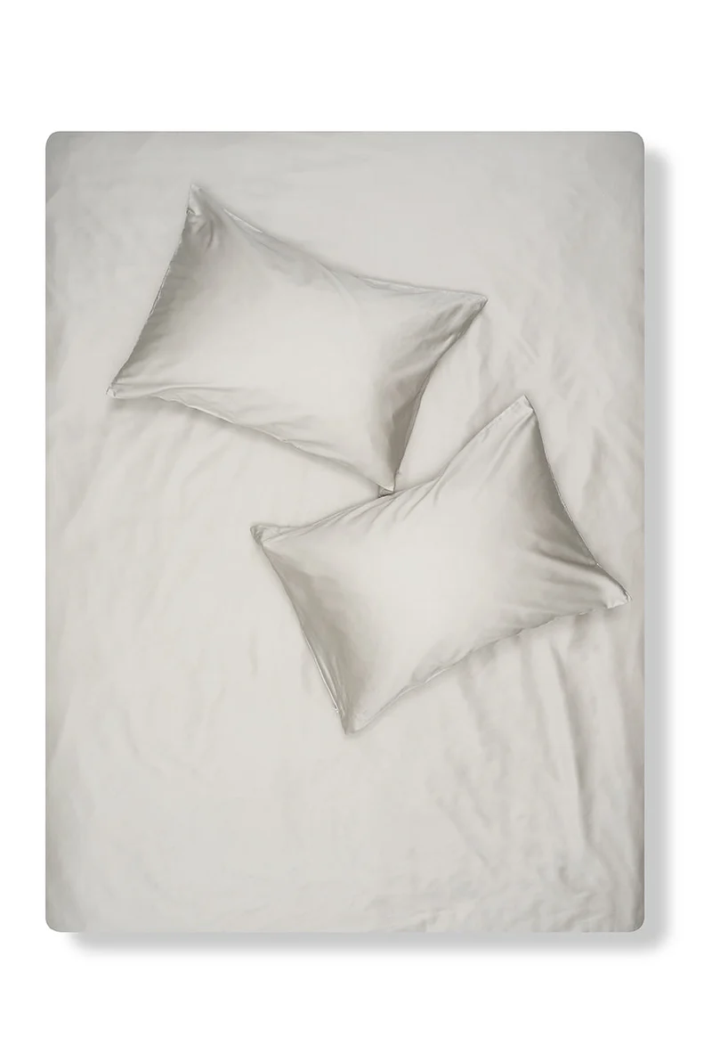 Egyptian Cotton Sateen Bedding in Sea Foam Color