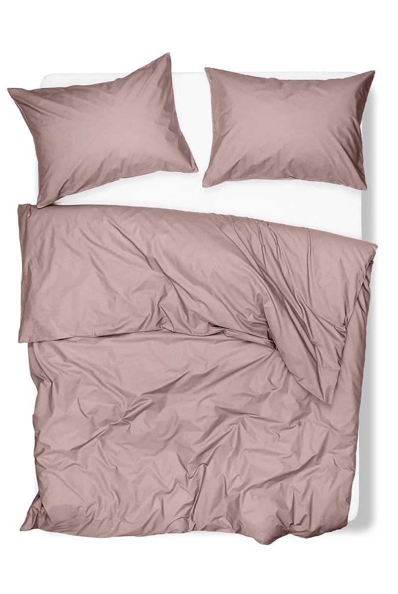 Pima Cotton Percale Bedding in Dove Grey Color