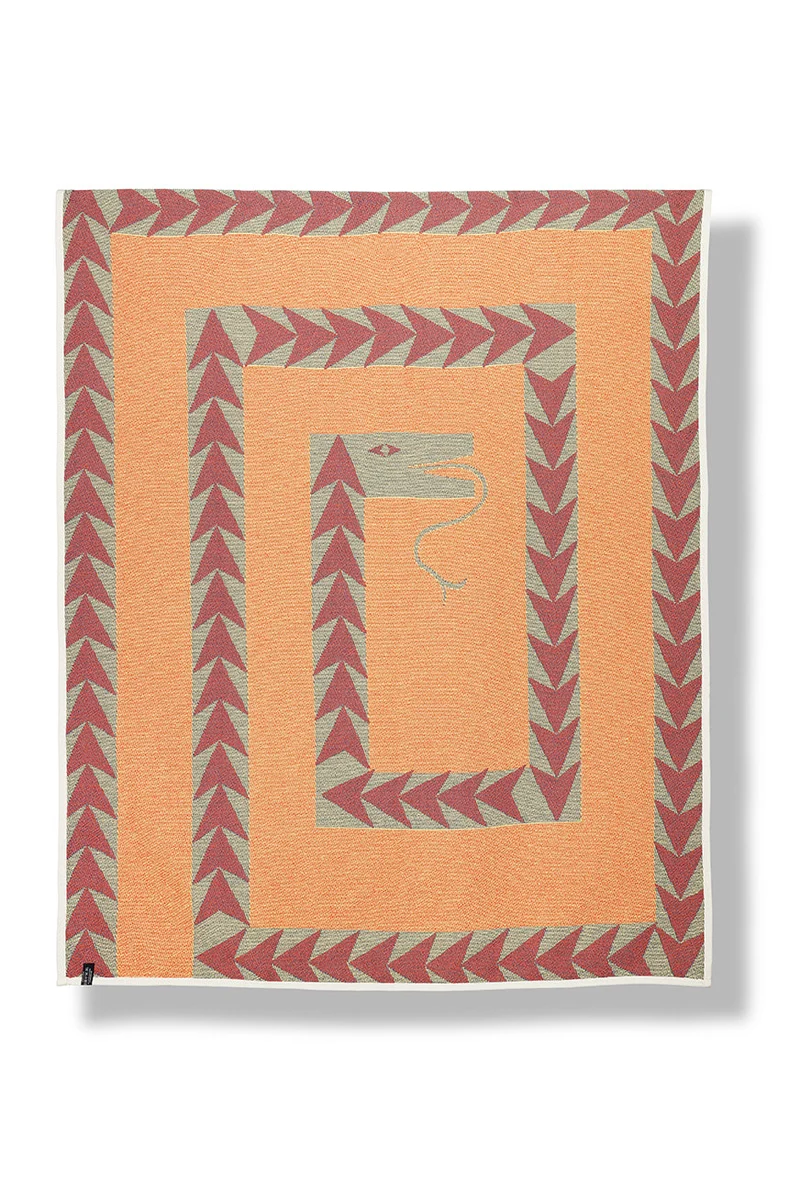 Cotton Blanket & Throw "Ouroboruous" by George Greaves