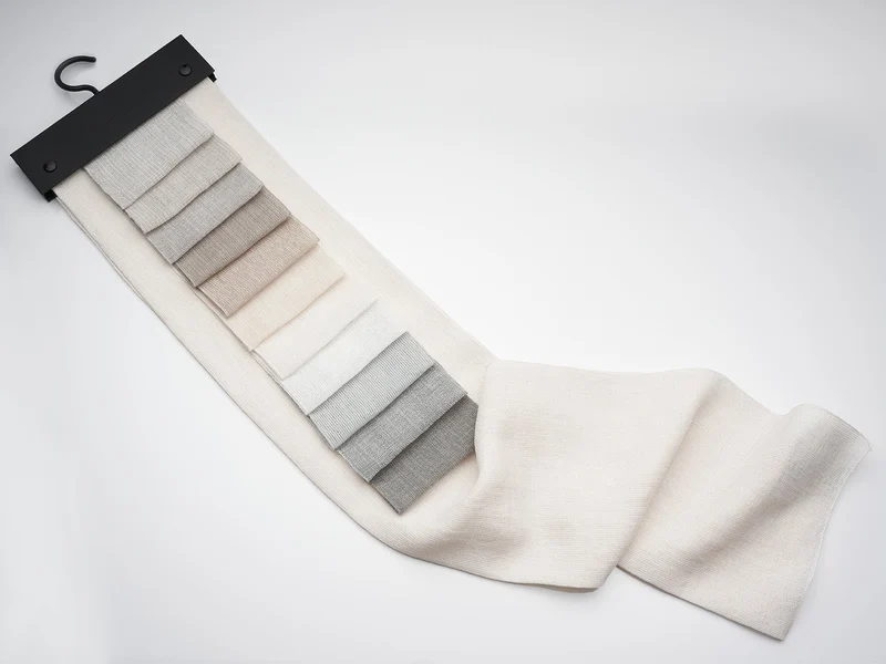 Linen Look Sheer Curtains "Pisa Mesh" in 11 colors