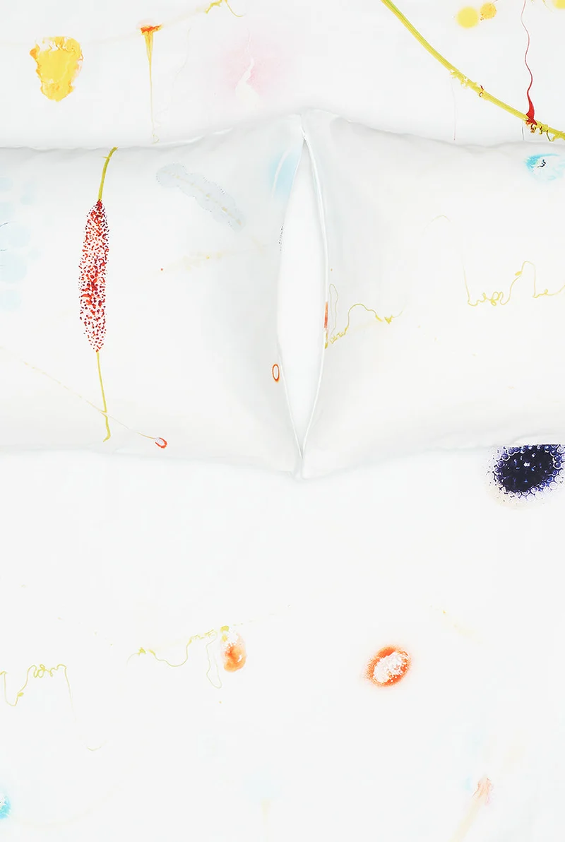 Artist Bedding Collection "Raingarden Equinox" by Thierry Feuz