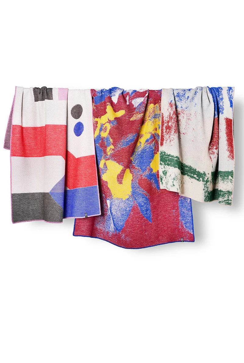 Wool Blanket "Alexej" by Kunsthaus Zurich X ZigZagZurich