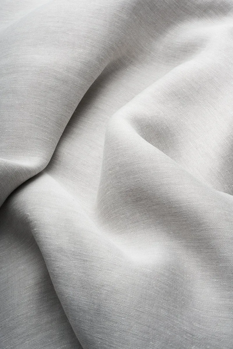 Linen Curtains Two Tone Stonewashed in Grey Color