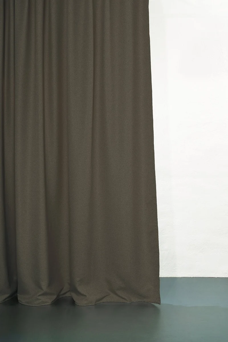 Hangover Dimout Curtain "Mojito" in Moss Green Color