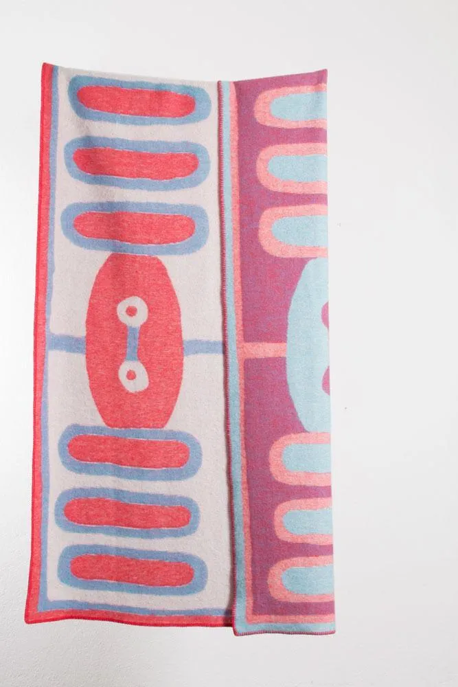 Wool Blanket "Guatemala" by Nathalie Du Pasquier & George Sowden