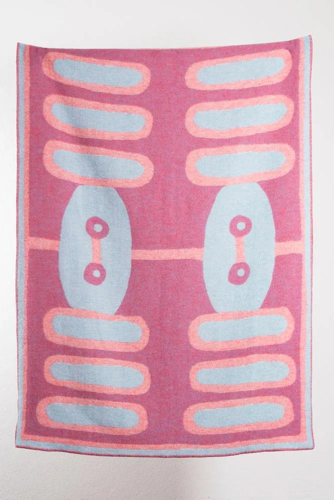 Wool Blanket "Guatemala" by Nathalie Du Pasquier & George Sowden