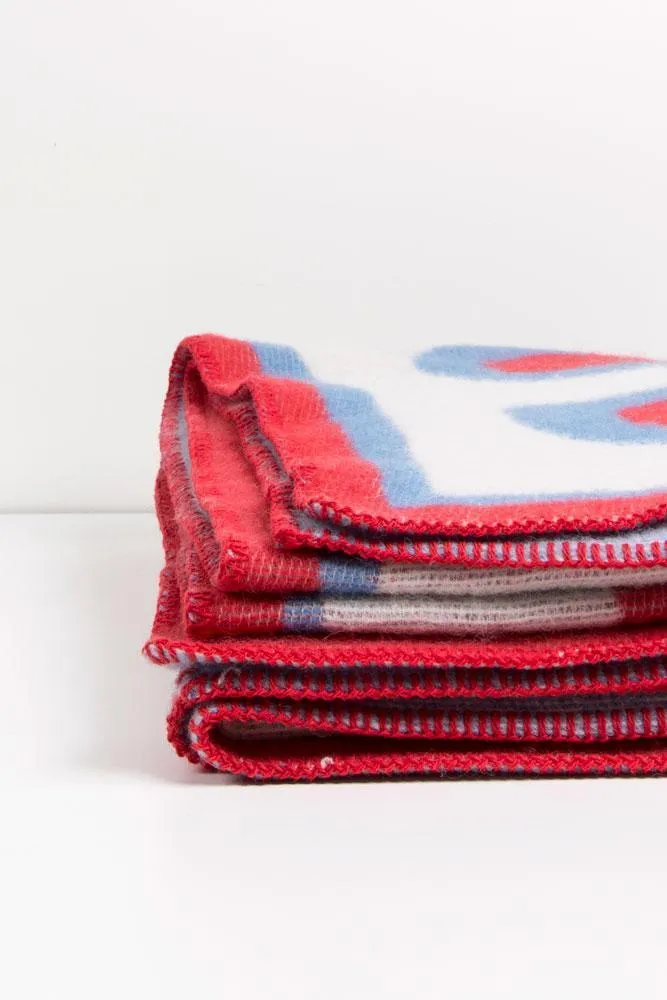 Wool Blanket "Guatemala" by Nathalie Du Pasquier & George Sowden