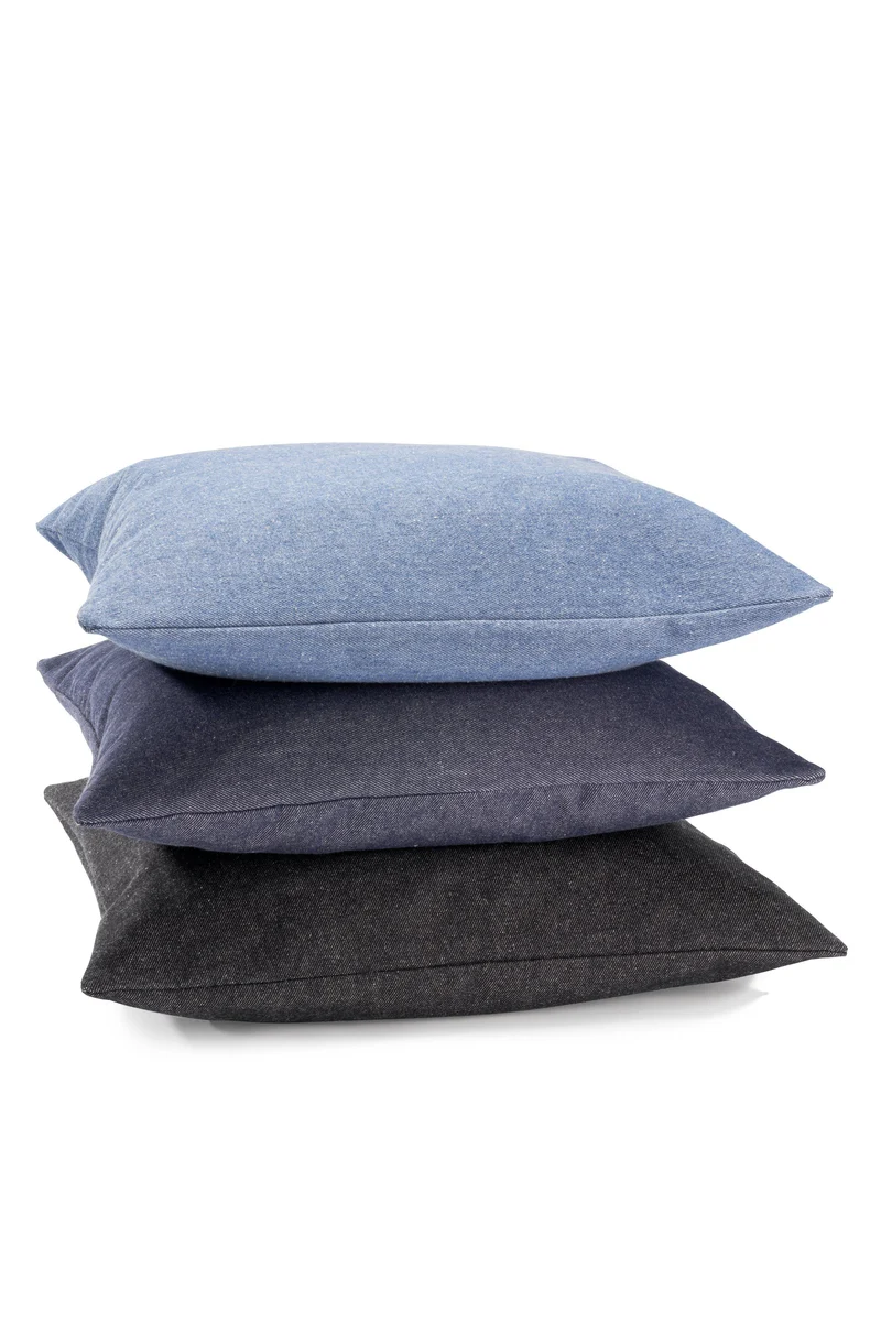 Jeans Cushions and Pillows in Black Color