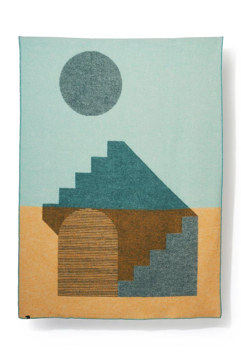 Wool Blanket "Aspect" by Yanyi Ha