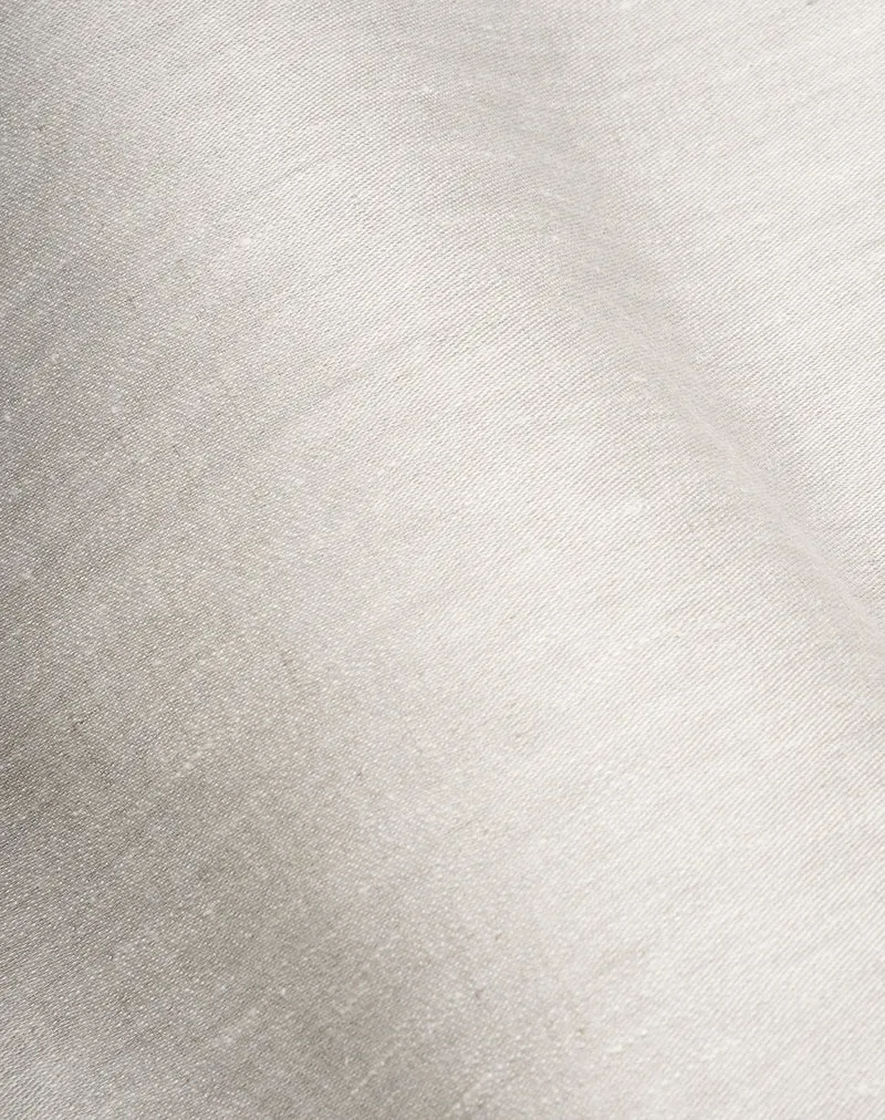 Linen Bedding Two Tone Stonewashed in Grey Color