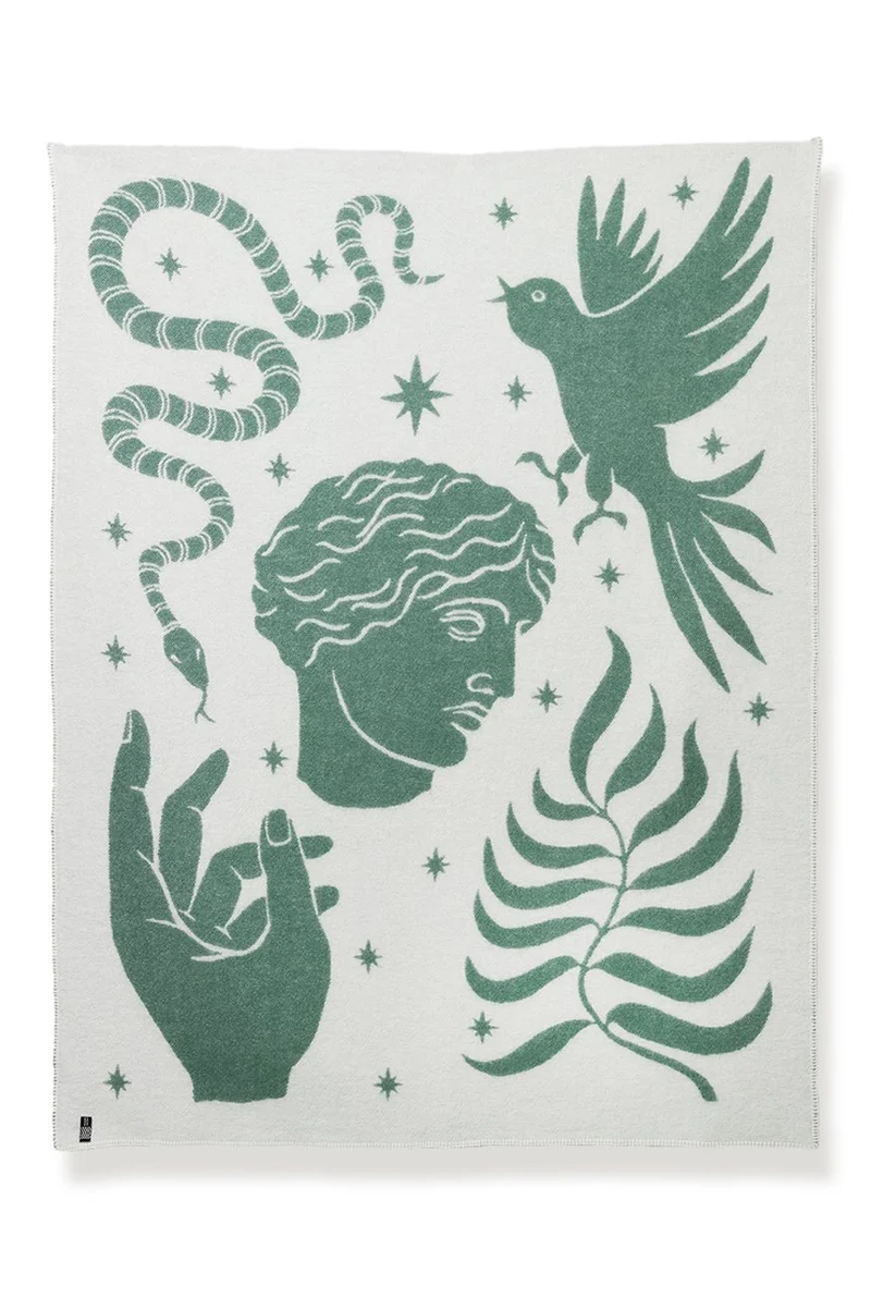 Wool Blanket "Mythos One" by George Greaves